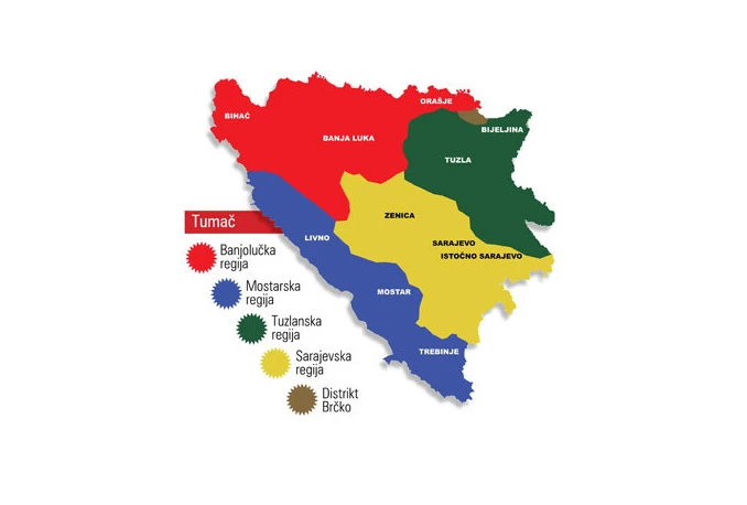 Dayton 2 ukida entitete i uvodi pet regija?