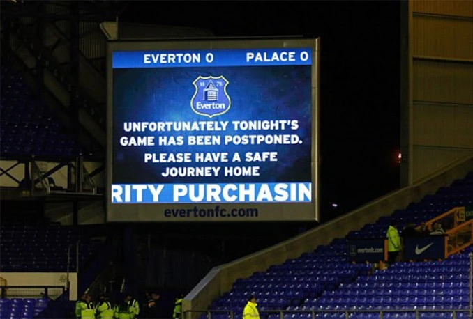 Godinama skupljao novac da dođe na Evertonovu utakmicu i nju otkažu!