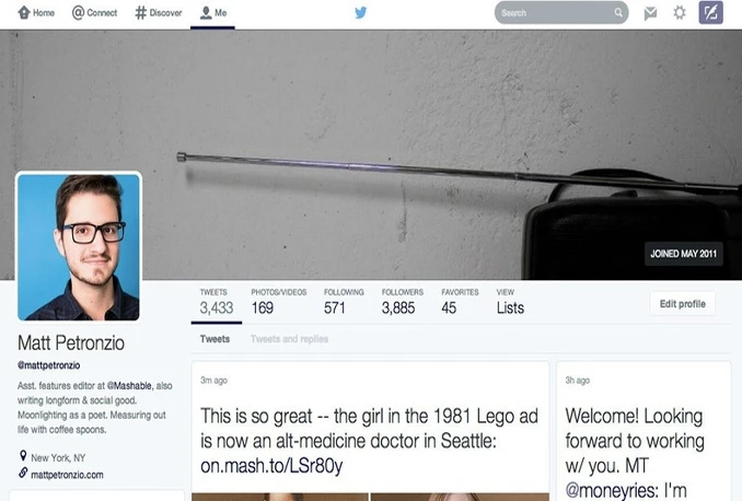 Twitter testira novi izgled profila, hoće će li uskoro izgledati kao i Facebook?