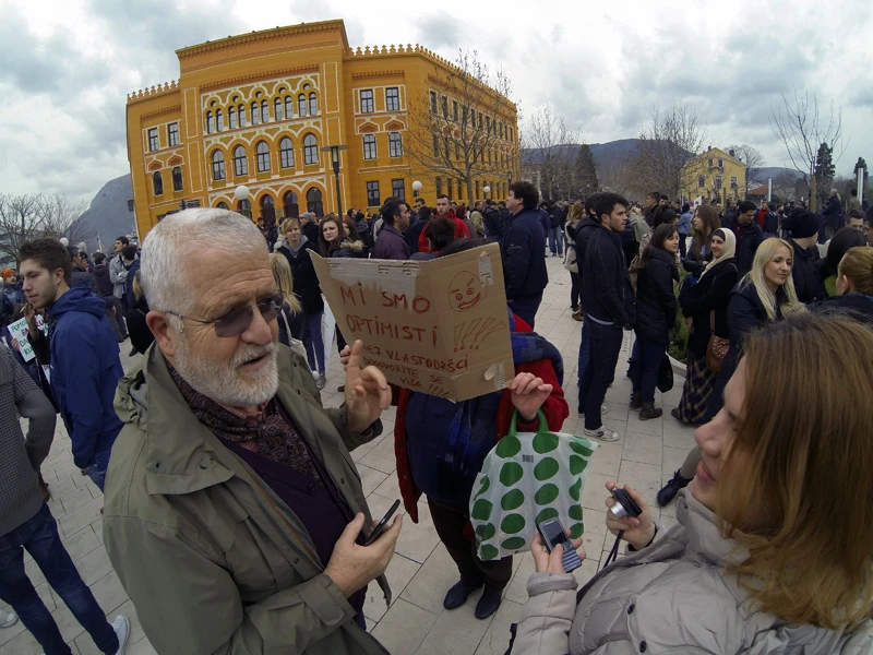 Žižek: Prosvjednicima u BIH nisu protivnik etničke skupine već političke elite
