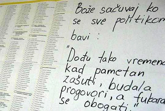 Spol pravi probleme za izbore