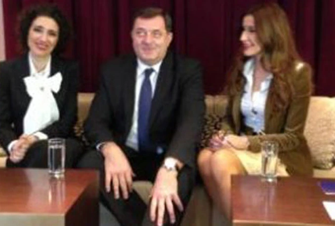 Milorad Dodik prekinuo snimanje intervjua s Doris Dragović kako bi se upoznao s njom