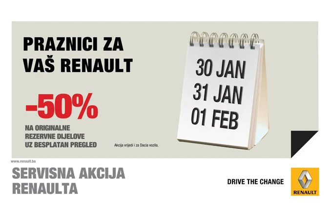 Renault rezervni rezervni dijelovi u pola cijene