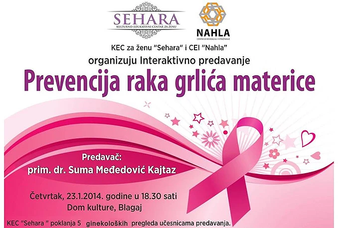 Saznajte sve o prevenciji raka grlića materice na interaktivnom predavanju