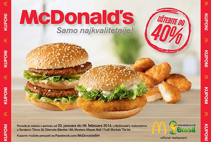 Zima u McDonald'su uz super uštede