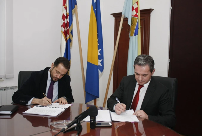 Potpisivanjem ugovora o stručnom nadzoru nastavljena provedba projekta vodoopskrbe u Čapljini