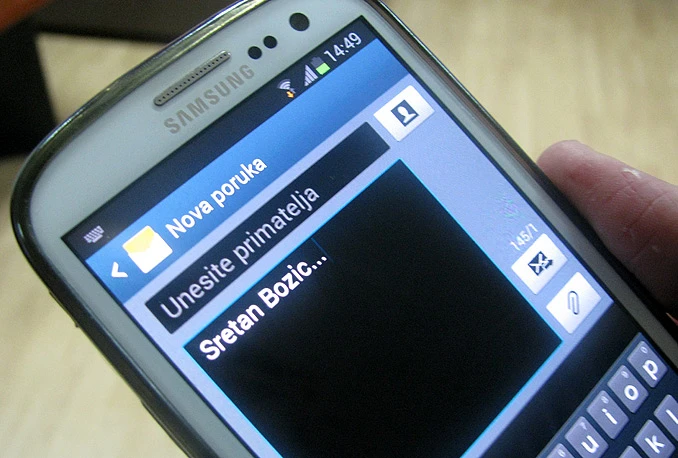 Poslano 2 milijuna SMS-ova manje nego za proteklu Novu godinu