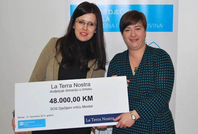 SOS Dječijem vrtiću Mostar uručena donacija od 48 000 KM