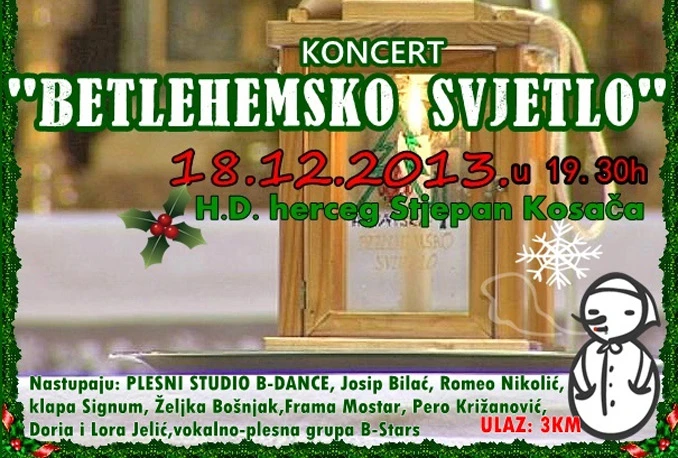 U Mostaru tradicionalno 'Betlehemsko svjetlo'