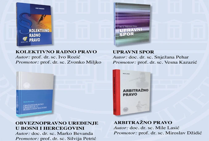 Na Pravnom fakultetu Sveučilišta u Mostaru predstavljene četiri knjige