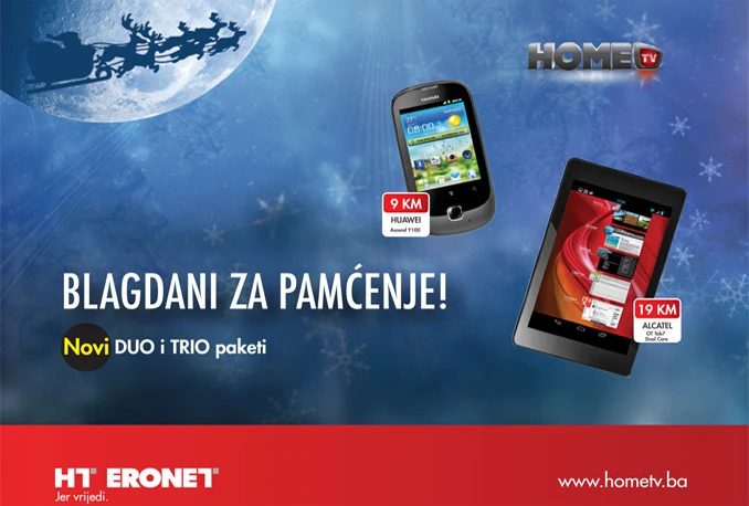 'Blagdani za pamćenje' uz HT Eronet s novim DUO i TRIO paketima