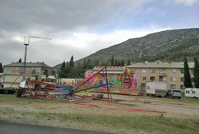 Bura 'otpuhala' luna park