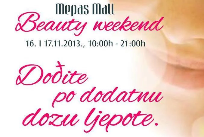 Što nas sve očekuje na Mepas Mall Beauty weekendu?
