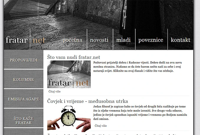 Pokrenuta internet stranica Fratar.net 