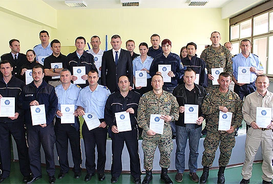Dodijeljeni certifikati tehničarima protudiverzantske zaštite