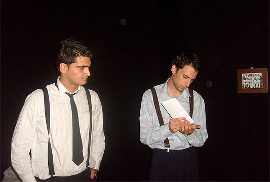 Izvedba diplomske predstave "The Dumb Waiter"