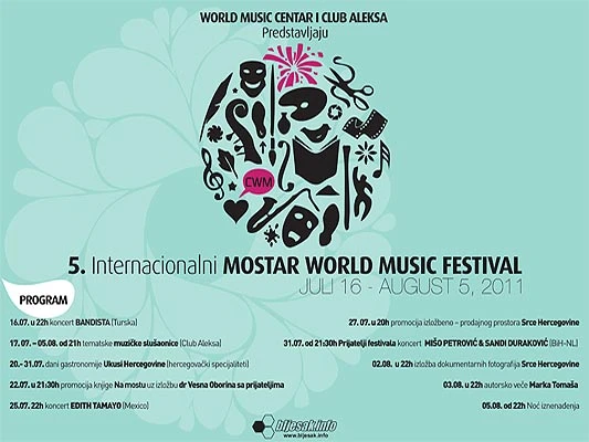 U tijeku je 5. Mostar World Music Festival
