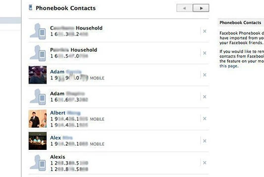 Facebook aplikacija iz mobitela izvlači brojeve telefona