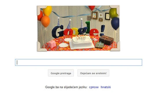 Google sretan rođendan!