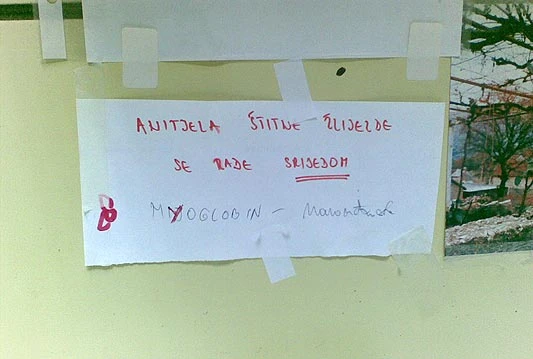 Medicinsko osoblje NE ZNA bebi izvadit krv!