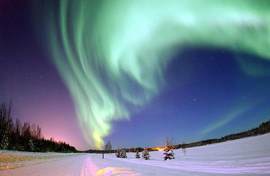 Aurora borealis na američkom jugu