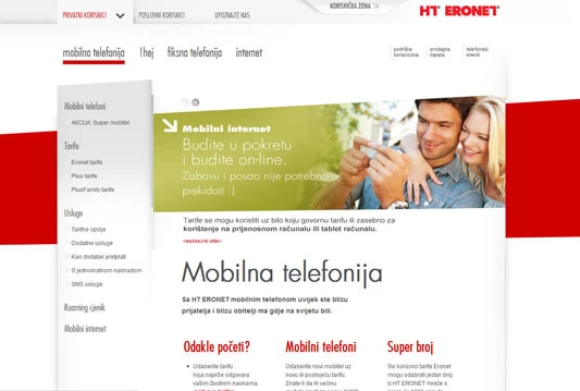 HT Eronet od danas ima novi web stranicu