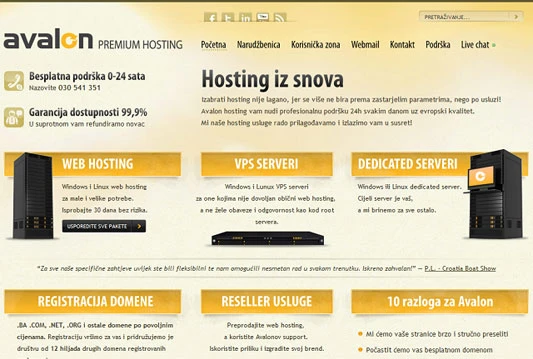 Avalon dolazi u Bosnu i Hercegovinu s ponudom premium web hosting usluga