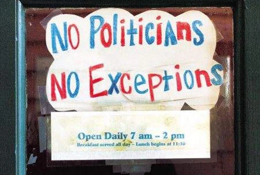 Jedan restoran u New Hampshireu zatvorio vrata političarima