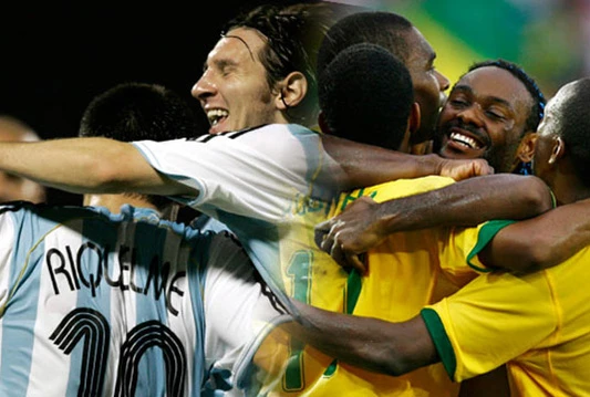 Prijateljska utakmica Argentine i Brazila u New Jerseyu