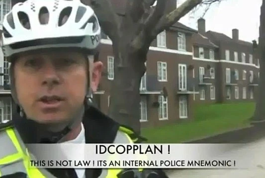 London: Policajac protiv bicikliste