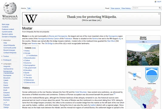 Wikipedia ponovno dostupna