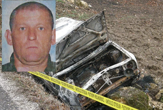 Sletio s puta i izgorio u automobilu