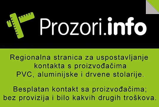 Regionalna stranica za uspostavljanje kontakta s proizvođačima PVC, aluminijske i drvene stolarije