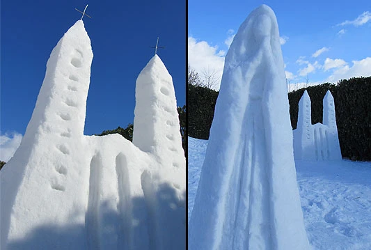 Pogledajte skulpture od snijega i leda akademske slikarice Anele Korać