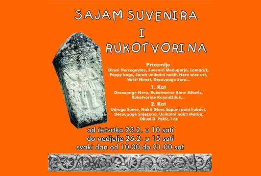 Zbog velikog interesa ponovno započinje Sajam suvenira i rukotvorina