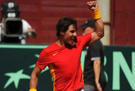 Nadal u teniskom meču na Santiago Bernabeu