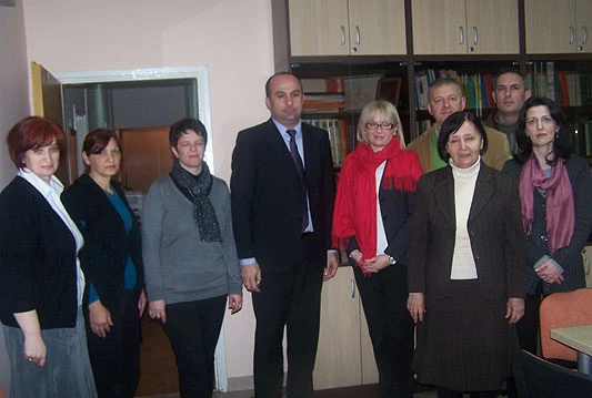 Lasić obišao Arhiv, Zavod za školstvo, Pedagoški zavod i Narodna knjižnicu
