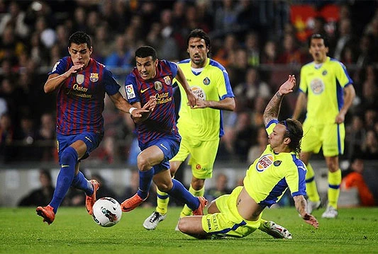 Barcelona na bod zaostatka