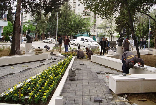 Bešlić i Muselimović obišli Park nobelovaca