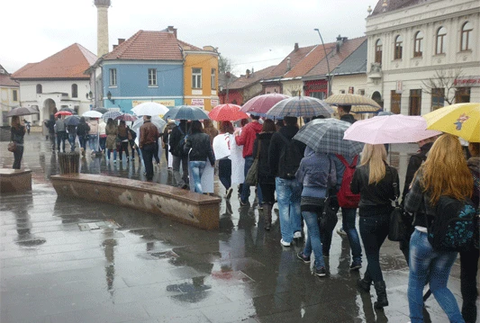 Tuzlanski srednjoškolci na ulicama - borba za za mogućnost javnog izjašnjavanja