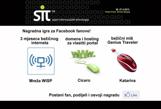 Mobilne aplikacije i Facebook nagradna igra na ovogodišnjem SIT-u