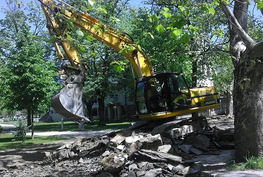 Nastavljeni radovi od Španjolskog trga prema Rondou