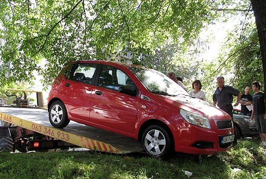 Izgurao Chevroleta u Radobolju