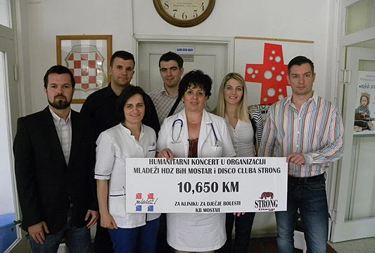 Prikupljeno 10 650 KM za kliniku za dječje bolesti