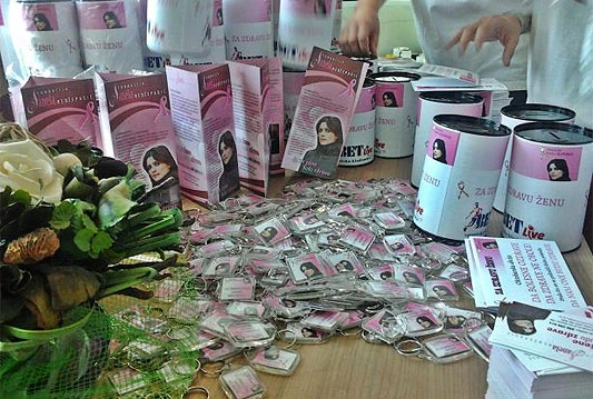 Aktivistice fondacije ''Sanela Redžepagić'' u kampanji prevencije raka dojke