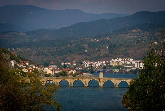 Šuplja brana hidroelektrane na Drini u Višegradu