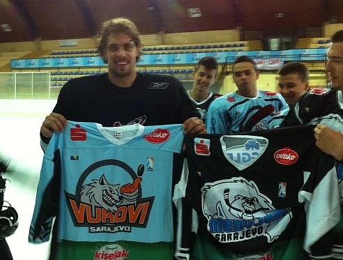 NHL-ovac Anže Kopitar sa sarajevskim hokejašima