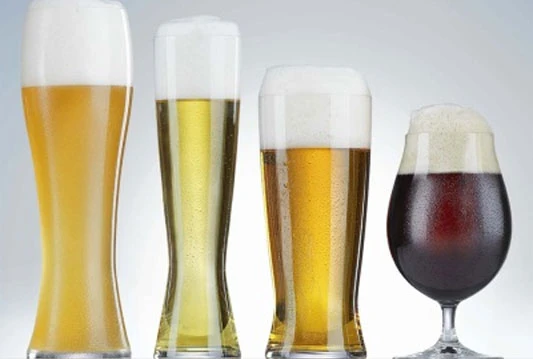 Oblik pivske čaše utječe na brzinu pijenja