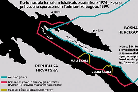 Povijesna bitka za Klek, školje i more
