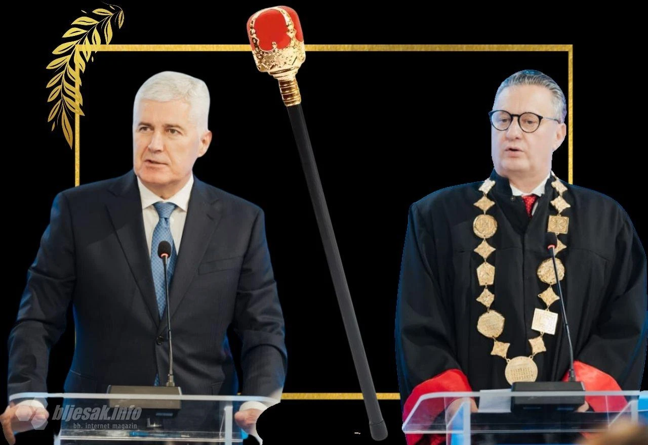 Održana svečana sjednica Senata Sveučilišta - Čović se nije pohvalio žezlom